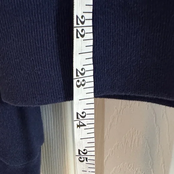 Victoria’s Secret PINK Zip-Up Hoodie – Navy Blue, Size M - Picture 3 of 7